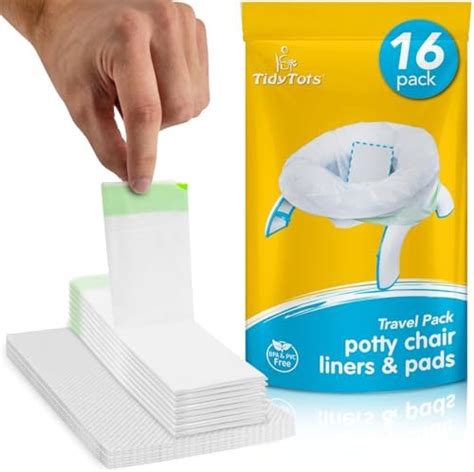 Buy Tidy Tots Disposable Potty Chair Liners - Travel Pack - 16 Liners ...