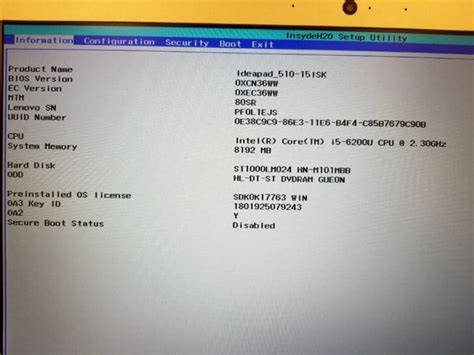 Lenovo ThinkPad Bios Key 的图像结果