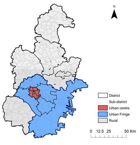 Identifying Urban–Rural Disparities and Associated Factors in the ...