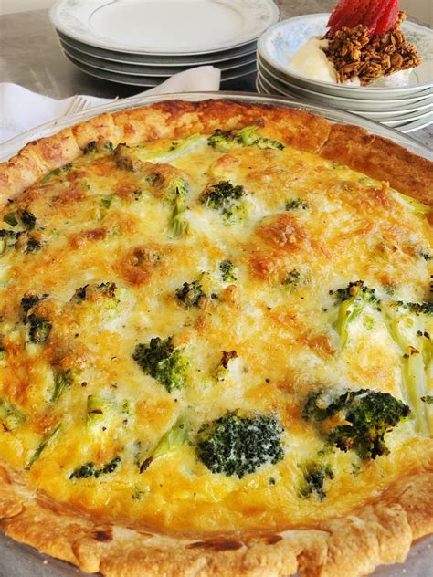 Broccoli cheese quiche – Artofit
