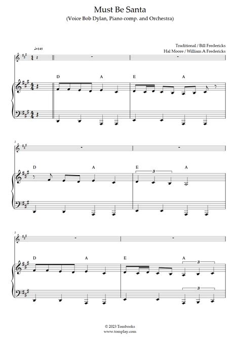 Must Be Santa (Voice Bob Dylan, Piano comp. and Orchestra) (Bob Dylan ...