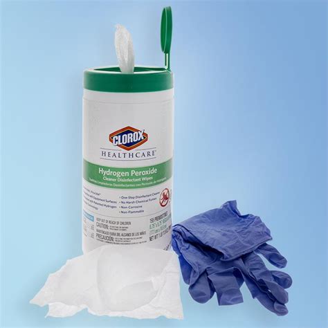 Clorox Healthcare Hydrogen Peroxide Cleaner Disinfectant Premoistened Wipes