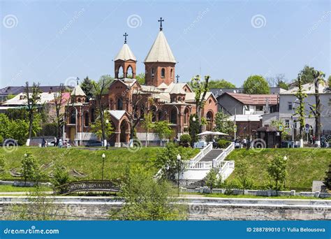 Armenian Apostolic Church of Saint Gregory the Illuminator in Vladikavkaz Stock Photo - Image of ...