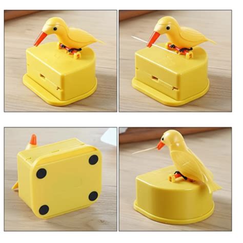 Bird Toothpick Dispenser – Cute Telescopic Automatic Toothpick Holder ...