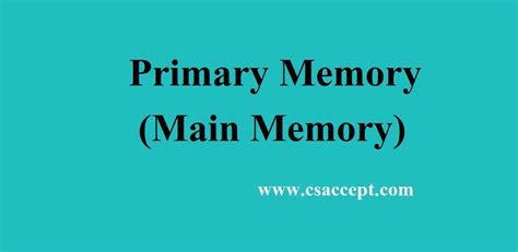 Main Memory 的图像结果