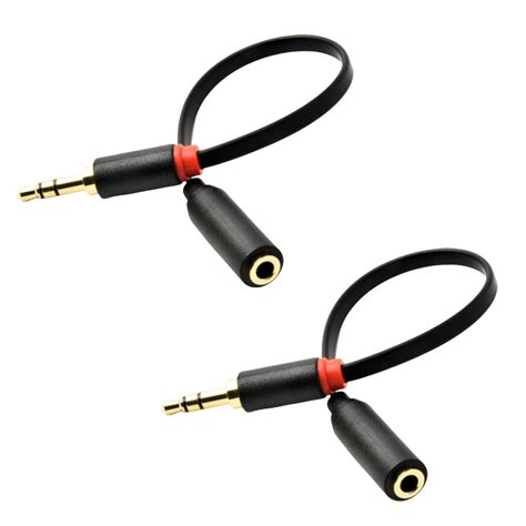TRSS to TRS Adapter for microphone - 15 cm (Pack of 2) : Amazon.in ...