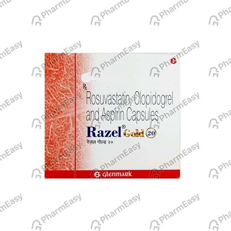 Razel Gold 20/150/75mg Strip Of 15 Capsules: Uses, Side Effects, Price ...
