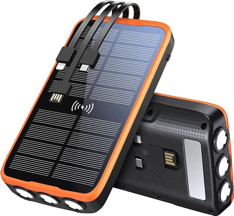 superallure Solar-Charger-Power-Bank - Portable Charger,43800mAh Qc3.0 ...