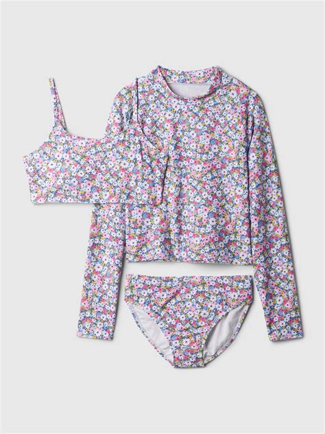 Kids Rash Guard Swim Three-Piece | Gap