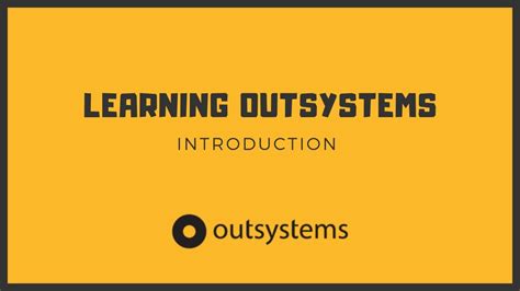 Image result for OutSystems Introduction