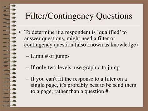 Image result for What Is Contingency Questions
