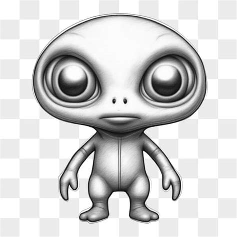 Image result for Alien Drawing Black and White