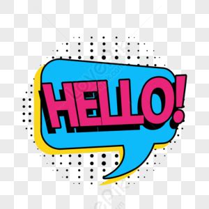 Image result for Hello Cartoon Png