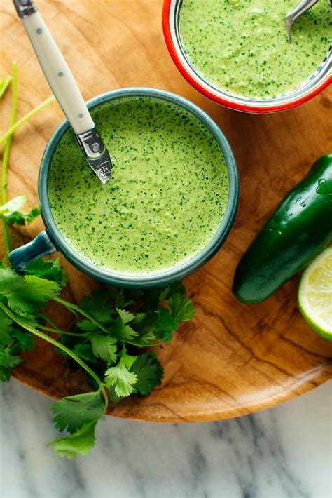 Aji Verde Recipe (Spicy Peruvian Green Sauce) - Cookie and Kate