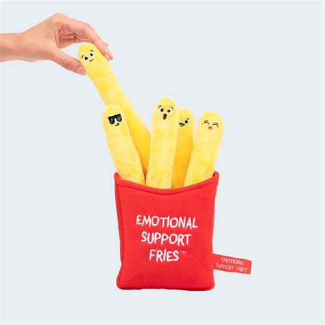 Emotional Support Fries Viral Cuddly Food Plush | by Relatable