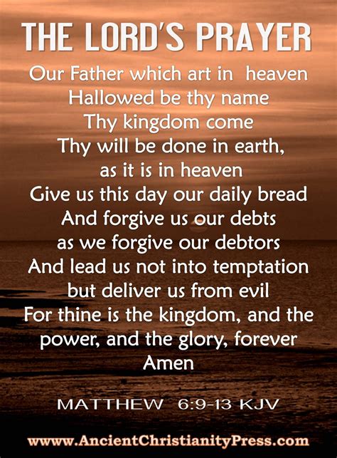 Where Can You Find The Lord S Prayer at Ramona Waddell blog