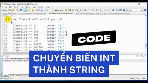 Image result for How to Convert a From Int to String in MQL4