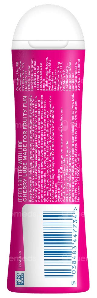 Durex Cherry Lube: Uses, Side Effects, Price & Substitutes
