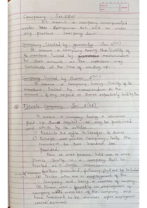 CMA Inter Law - Company Law Charts - CMA INTER LAW COMPANY LAW CHARTS ...