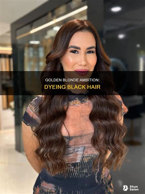 Golden Blonde Ambition: Dyeing Black Hair | ShunSalon