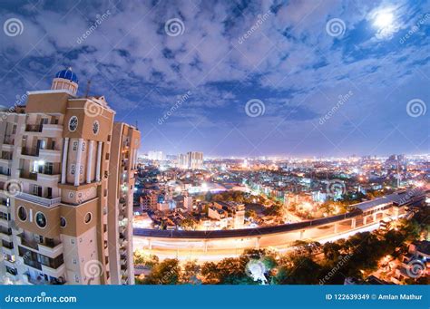 Image result for Noida Night. View