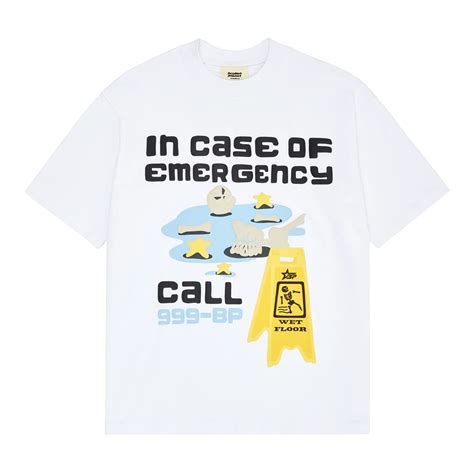 Broken Planet T-Shirt 'In Case of Emergency' - Snow White – Kick Game
