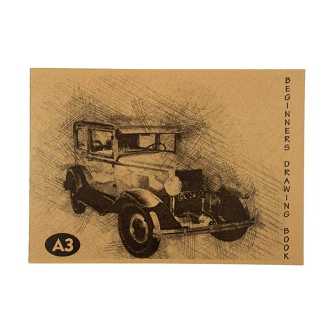 Cubic 1317a Kraft Eco-Friendly Drawing Book - 100 GSM, A3 Size (40 ...