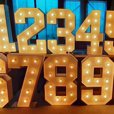 Image result for LED Light Up Large Numbers