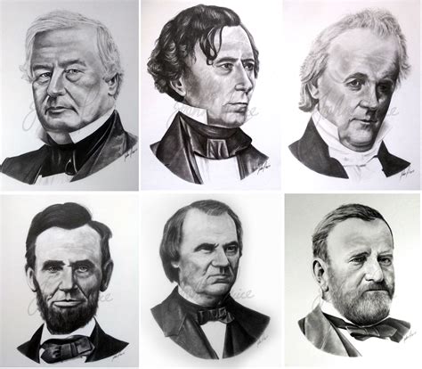 Presidential Portrait Prints and Note Cards Unique Gift for History or Politics Buff US ...