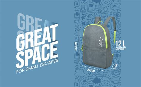 Buy Skybags Casual Daypack 15L with 1 Main Compartment, Quick Access ...