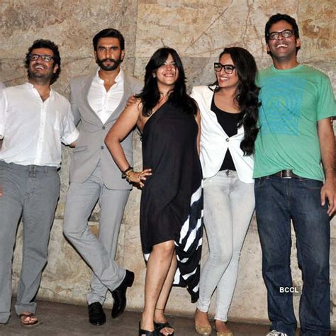 Vikas Behl, Ranveer Singh, Ekta Kapoor, Sonakshi Sinha and Vikramaditya ...