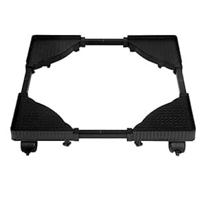 WHEEL CREW 4 Wheel Washing Machine Stand Top Load Adjustable Trolley ...