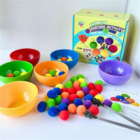 Lattooland Rainbow Sorting Activity Set - Activity Toys