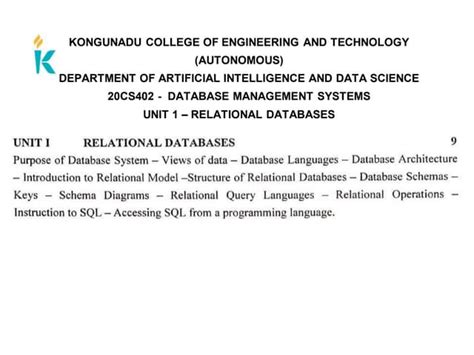Database Management System Class 10 It 402 Notes 的图像结果