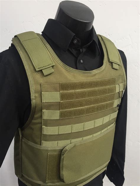 Concealable Bulletproof Vest Carrier BODY Armor Made With Kevlar 3a Xl ...
