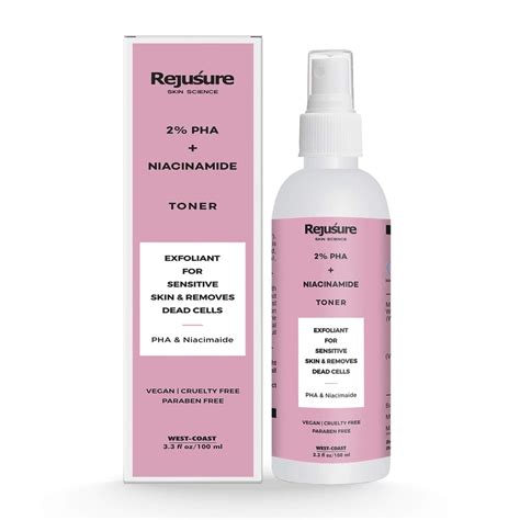Rejusure PHA 2% + Niacinamide Alcohol Free Face Mist Toner For Mild