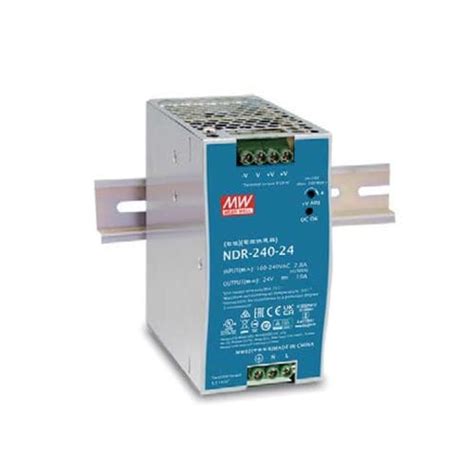 DIN rail power supply - NDR-240 series - Mean Well - AC/DC / single ...
