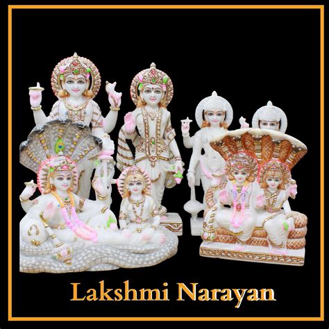 Buy Marble Laxmi Narayan Murti, Laxmi Narayan Statue for Home & Temple ...
