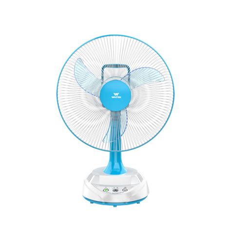 WALTON Rechargeable Fan 430mm Blue
