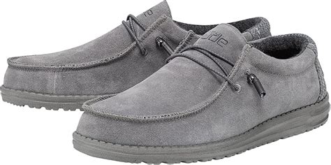 Buy Hey Dude Men's Wally Suede Ash Size 15 | Men’s Shoes | Men's Lace ...