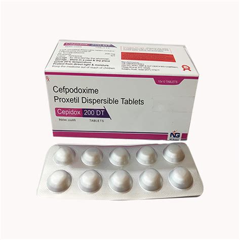 CEPIDOX-200 DT Tablets NG Healthcare