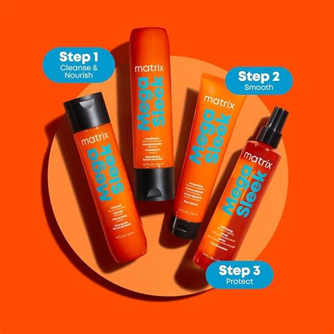 Matrix Mega Sleek Shampoo and Conditioner Set - India | Ubuy