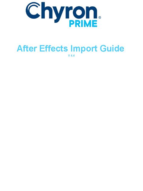 Image result for After Effects Guide