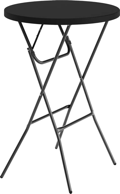 Amazon.com: Flash Furniture Elon Round Folding Bar Height Table for ...
