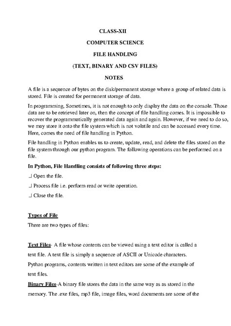 File Handling Class 12 CSV File Programs 的图像结果