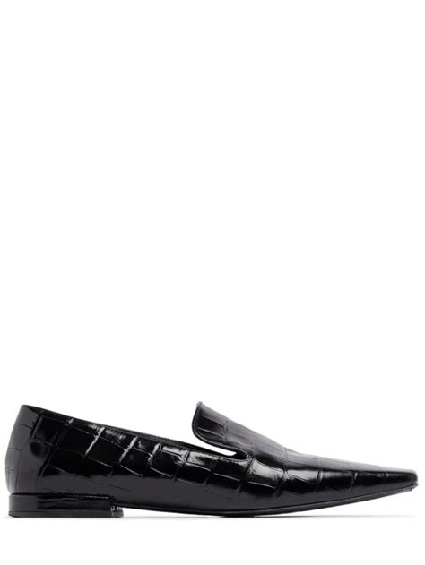 10mm mona embossed leather loafers - Loulou Studio - Women | Luisaviaroma