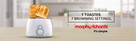 Buy Morphy Richards at 202 2-Slice Pop-up Toaster (White and Blue ...