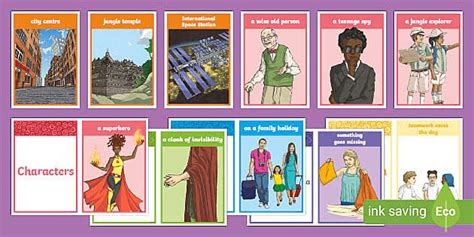 KS2 Story-Writing Display Cards - Storytelling Cards