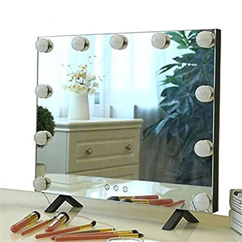 Large Makeup Mirror Vanity Mirror Lights TableTop Dressing Bathroom ...