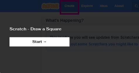 Image result for Drawing Square Using Scratch